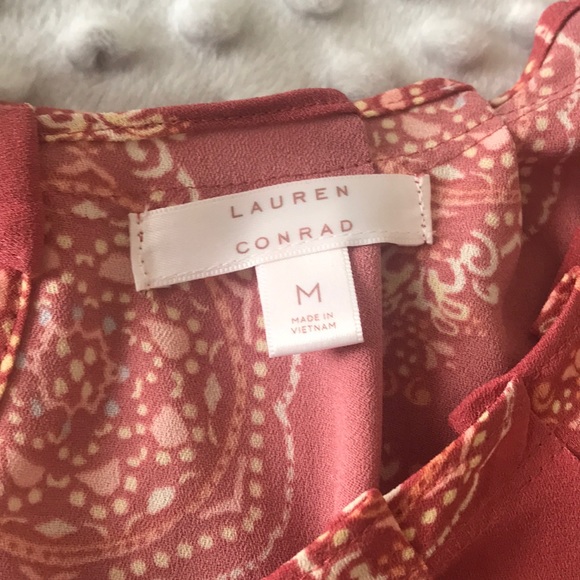 LC Lauren Conrad Pleat Neck Dress - Picture 3 of 3